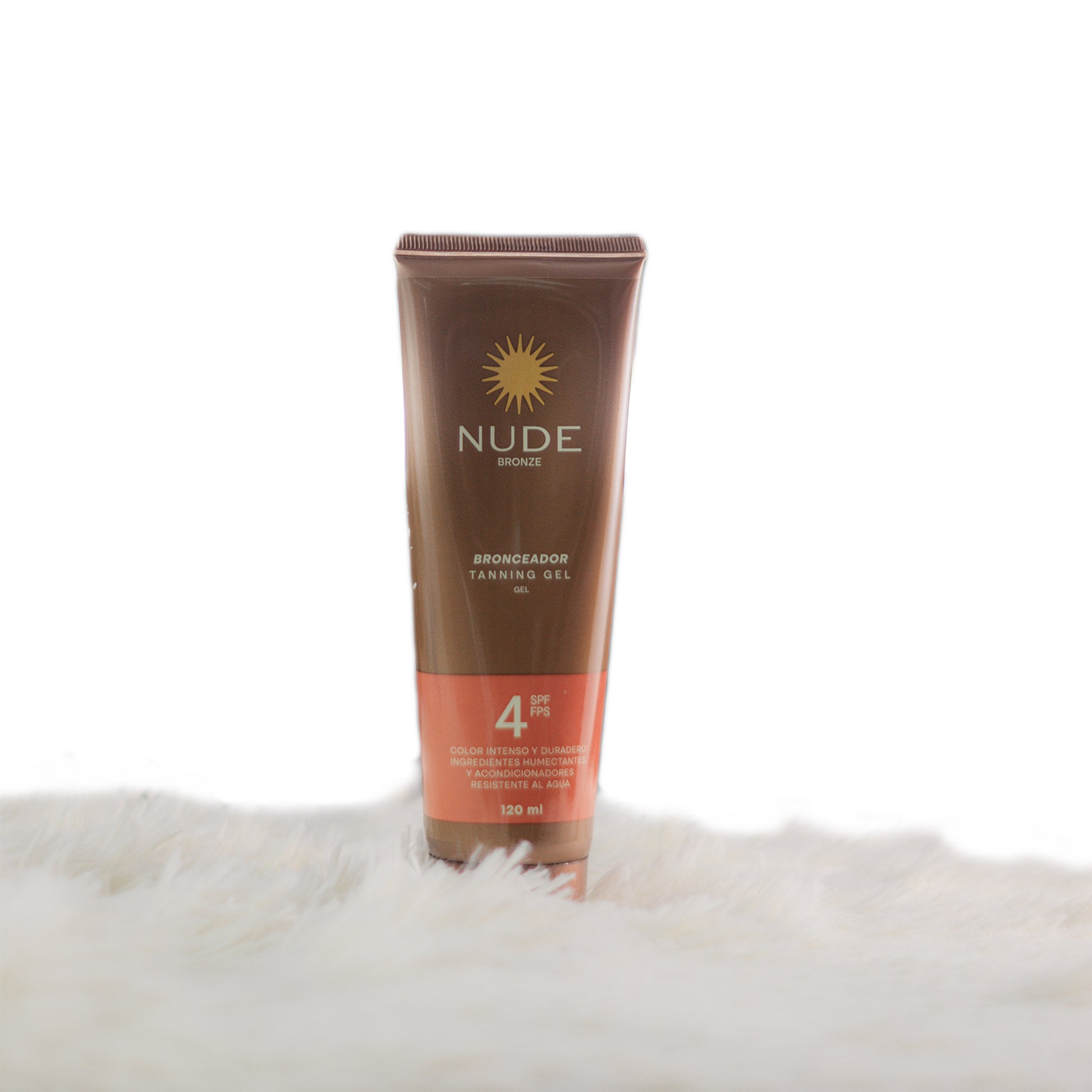 Bronceador en Gel NUDE Bronze SPF 4 – Humectante y Resistente al Agua | 120 ml