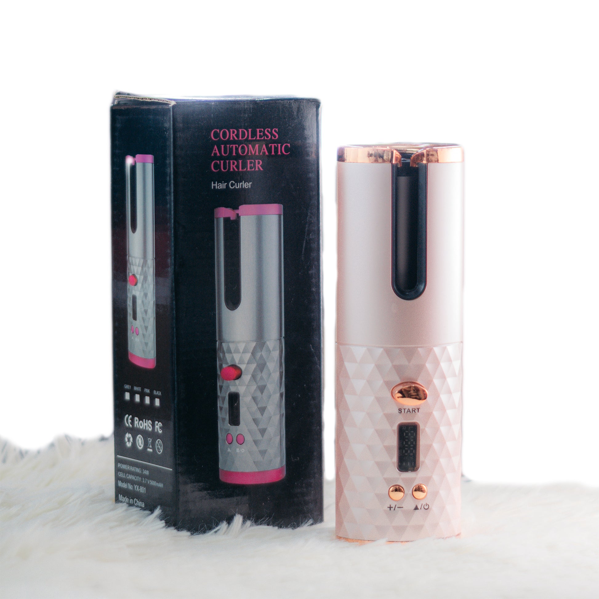 Rizador de Cabello Automático Inalámbrico Recargable – Ondas Perfectas sin Esfuerzo
