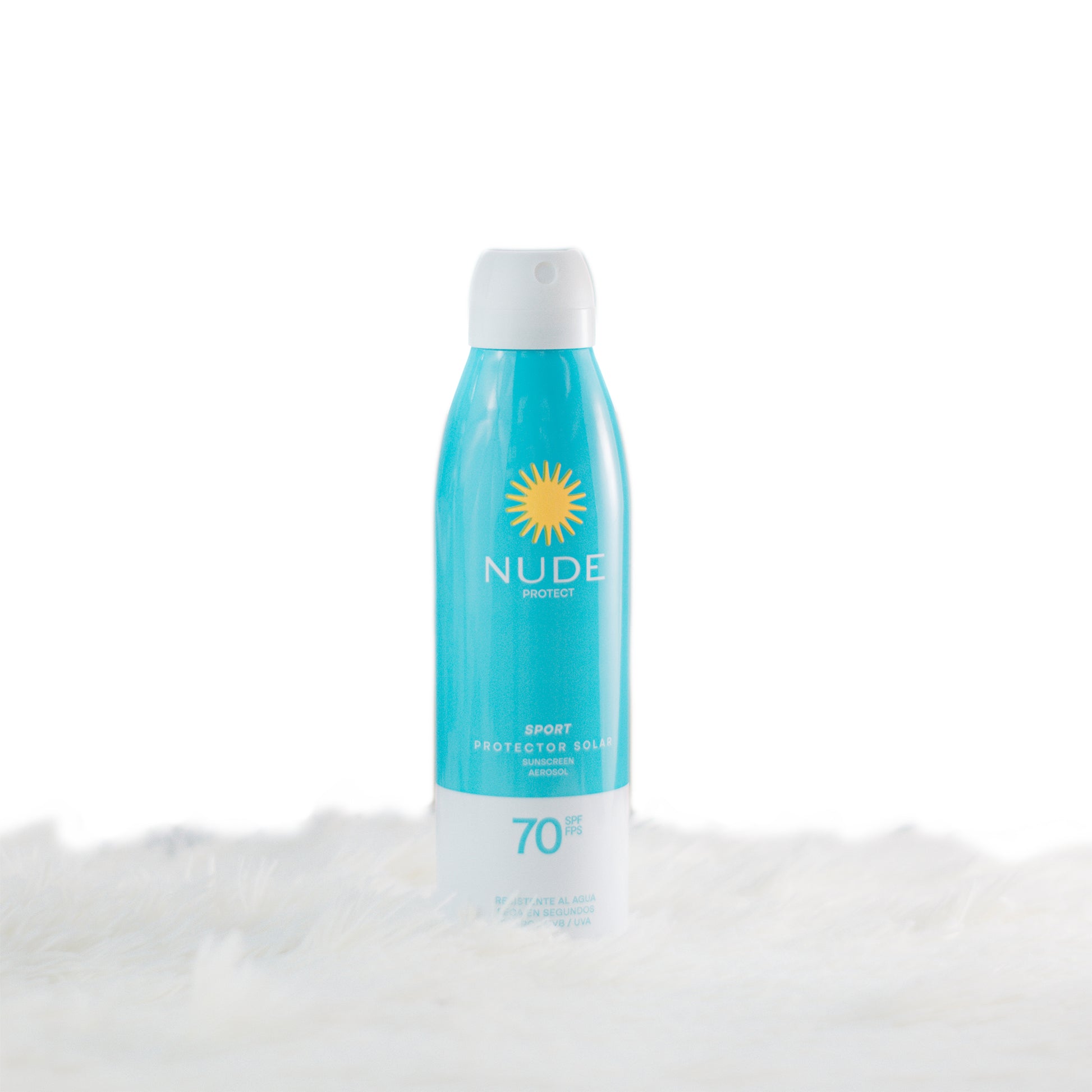Protector Solar NUDE Sport en Aerosol – SPF 70 | Alta Protección UVA/UVB