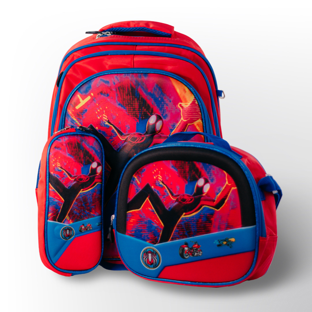 Trío Escolar para Niños/ Morral, Cartuchera, Lonchera
