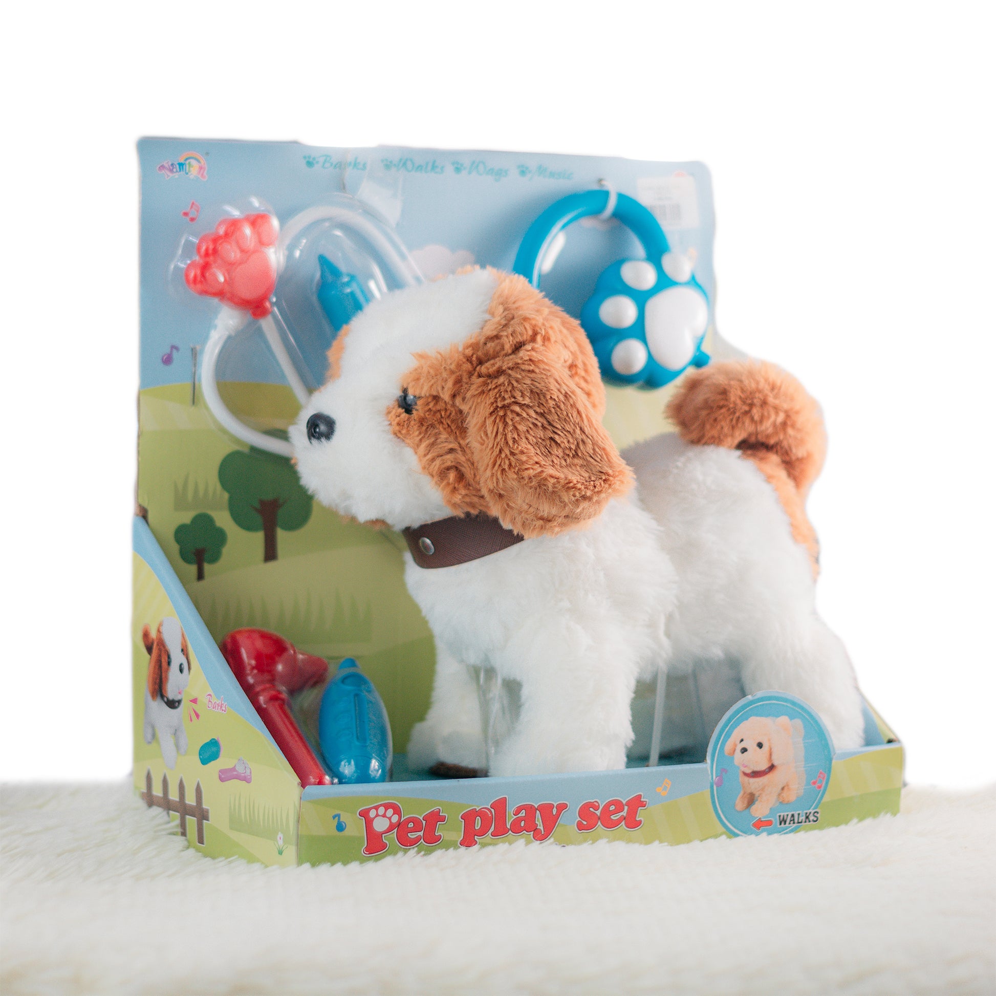 Set de Veterinario con Perrito de Juguete – “Pet Play Set” Interactivo que Camina