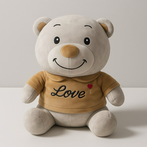 Osito de Peluche con Camiseta “Love” – El Regalo Perfecto para Enamorar 💖