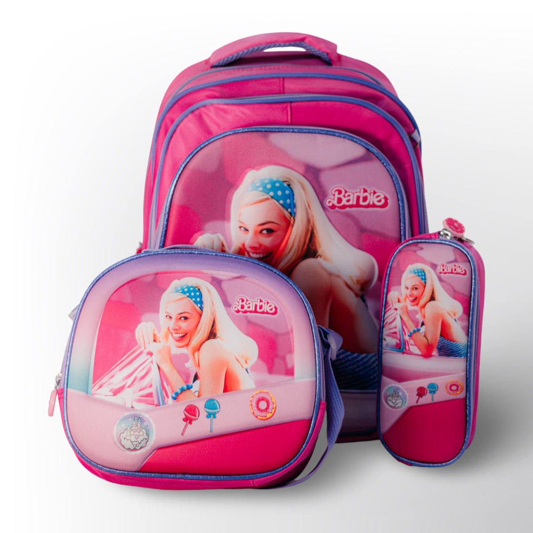 Trío Escolar para Niños/ Morral, Cartuchera, Lonchera