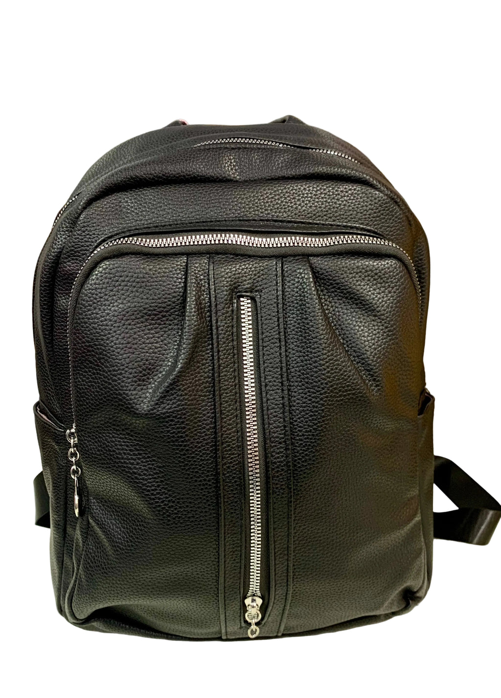 Morral de Dama de Cuero Negro