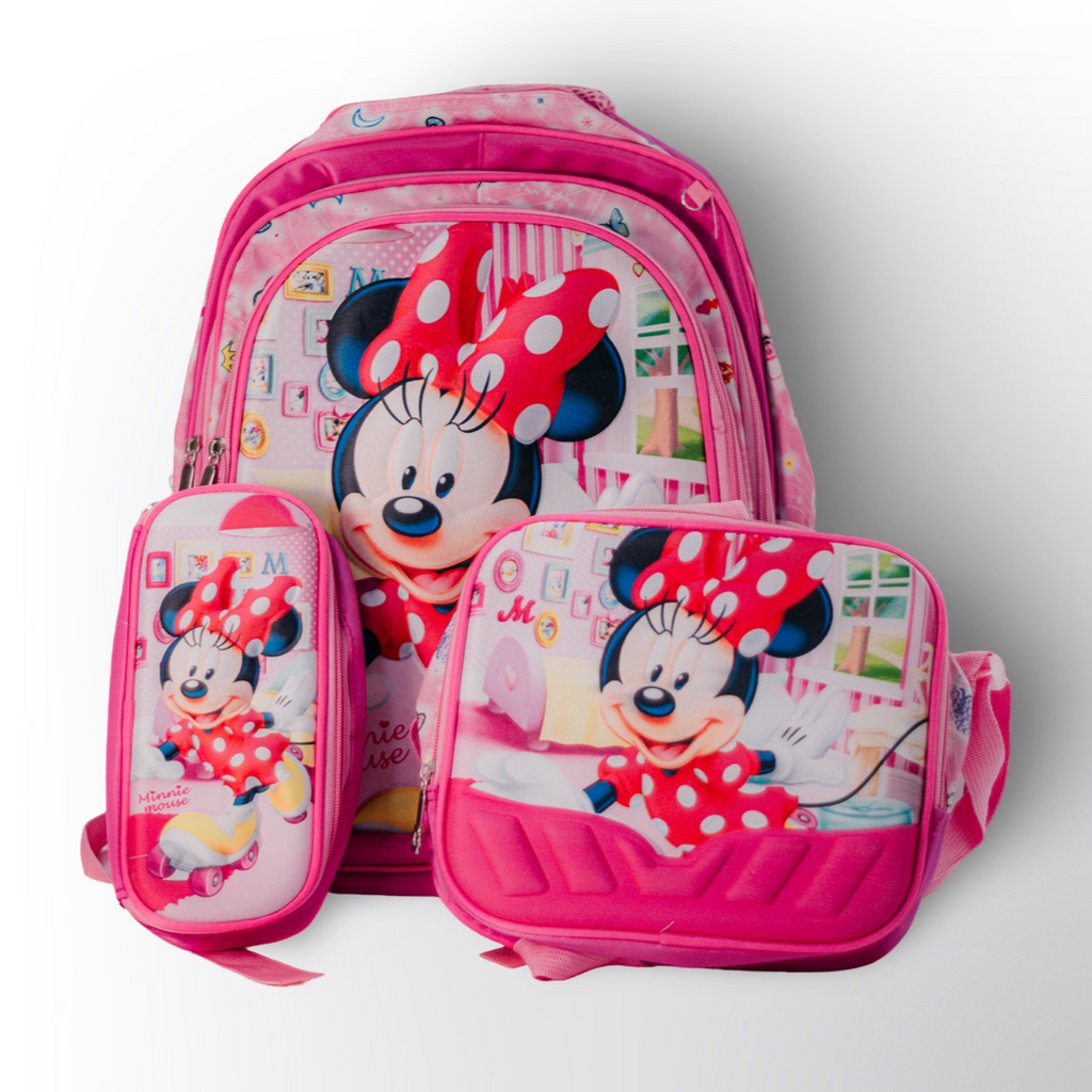 Trío Escolar para Niños/ Morral, Cartuchera, Lonchera