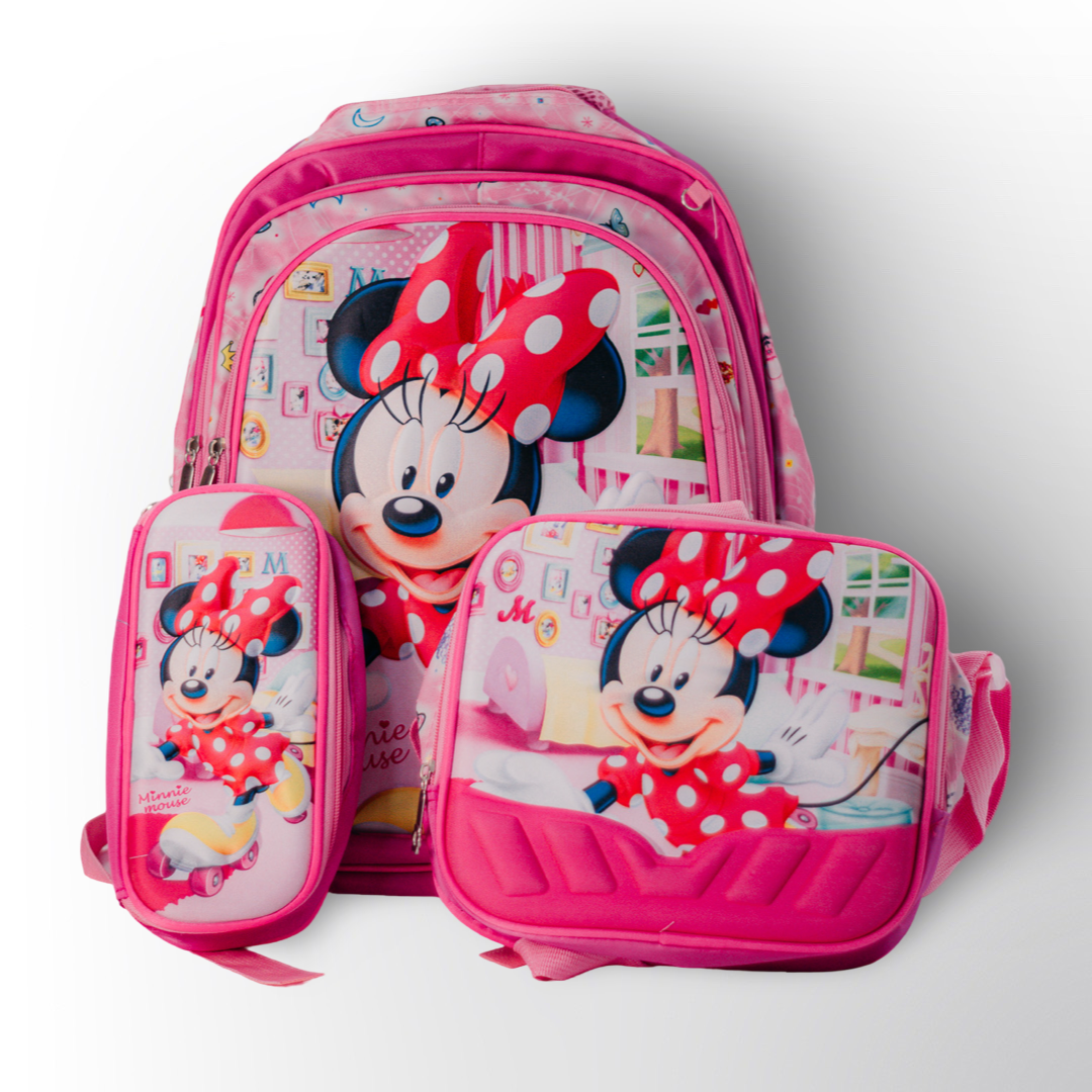 Trío Escolar para Niños/ Morral, Cartuchera, Lonchera