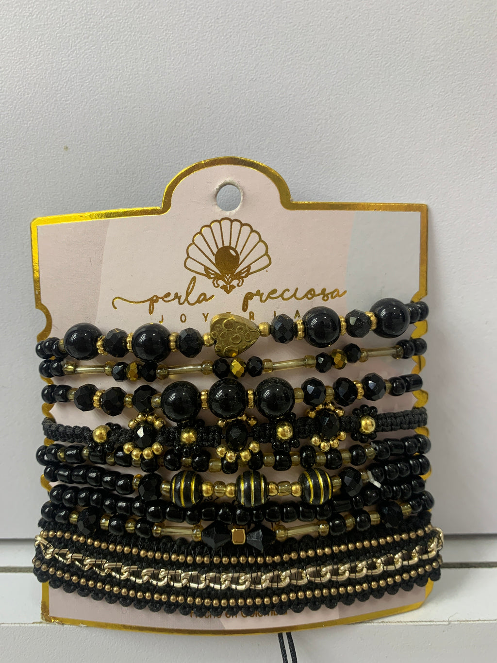 Set de Pulseras Múltiples con Cristales y Cuentas | Elige tu Color y Estilo