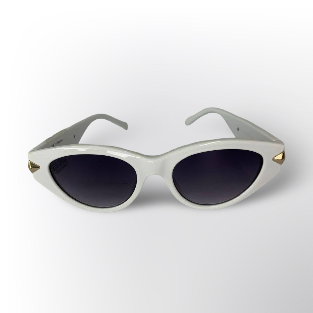 Gafas Blanca con Dorado