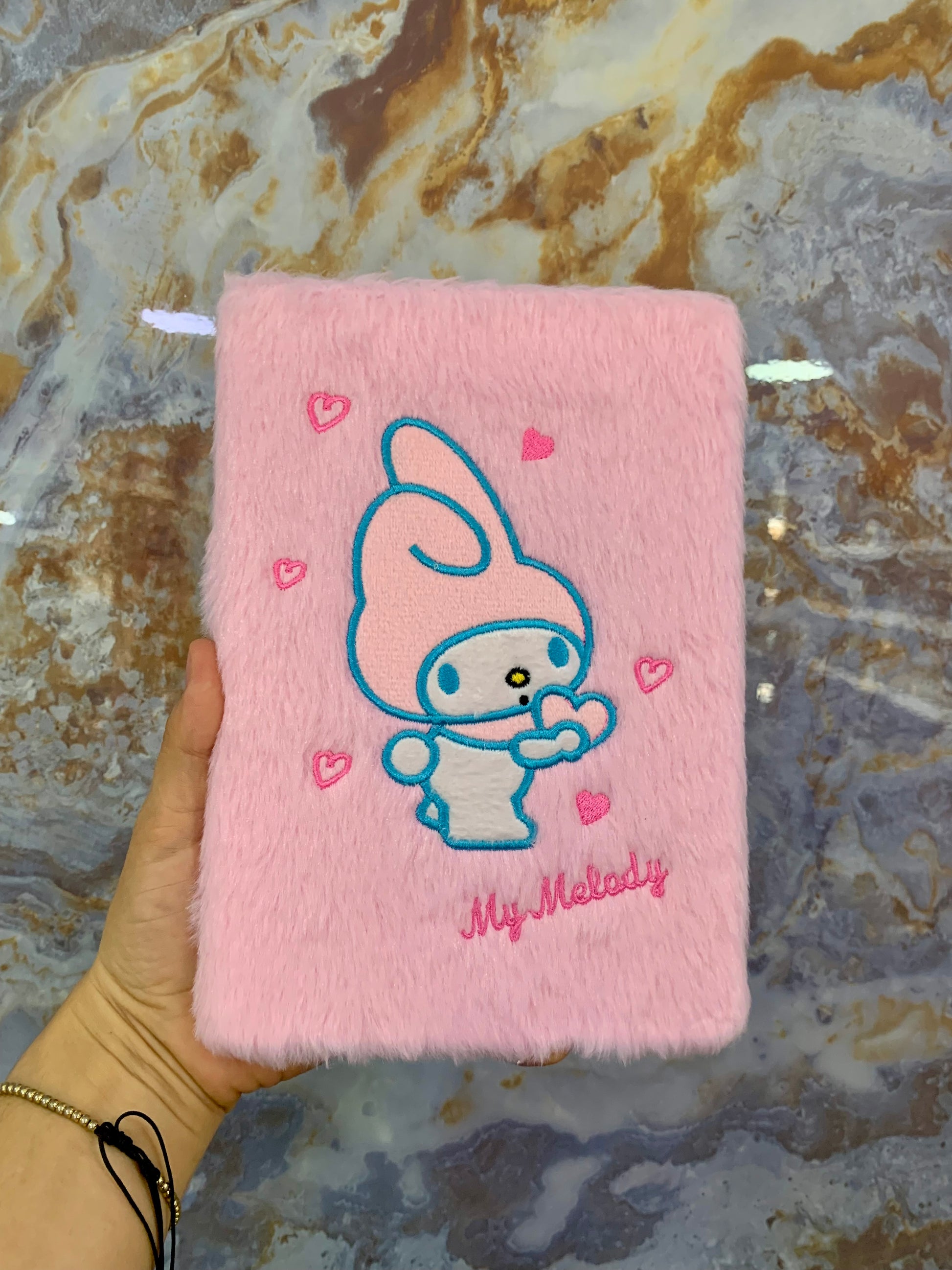 Agenda con Pasta de Peluche