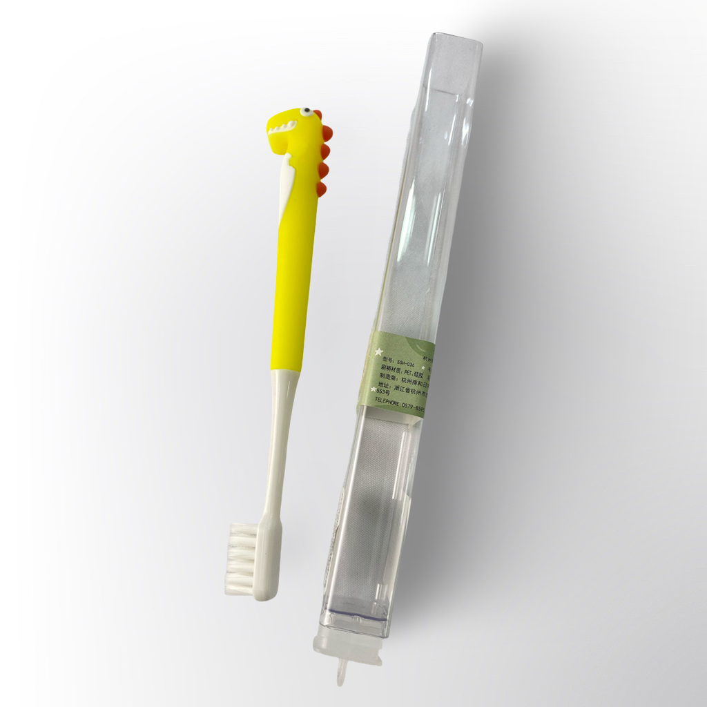 Cepillos de Dientes Infantiles con Estuche – Diseños Divertidos y Cerdas Suaves