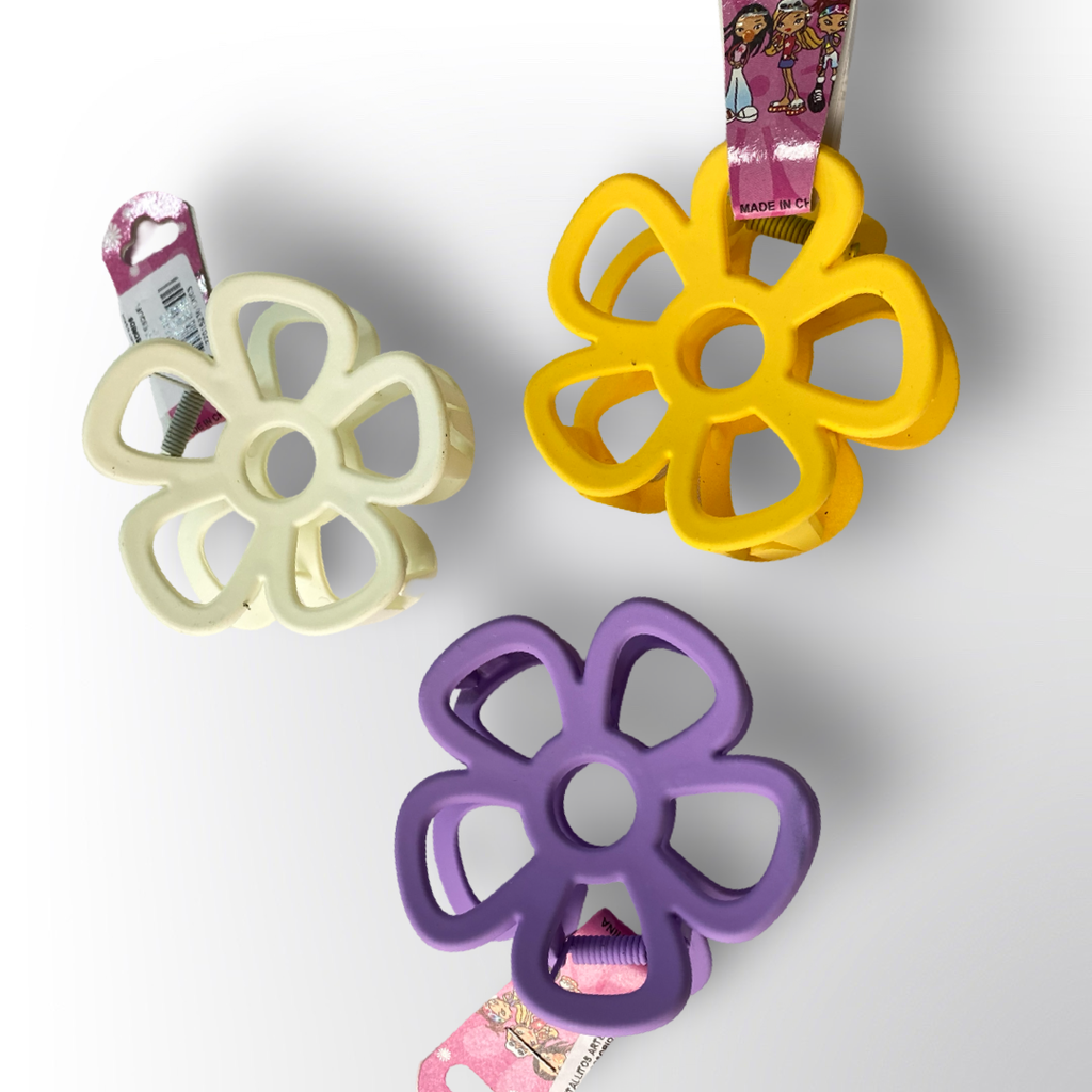 SPinzas Caimán Flor Calada Colores Surtidos