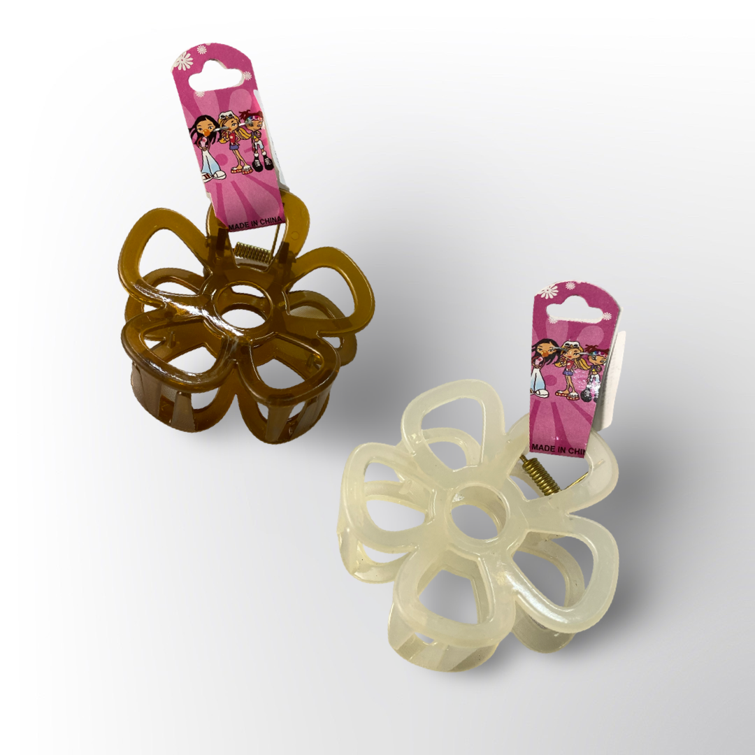 SPinzas Caimán Flor Calada Colores Surtidos