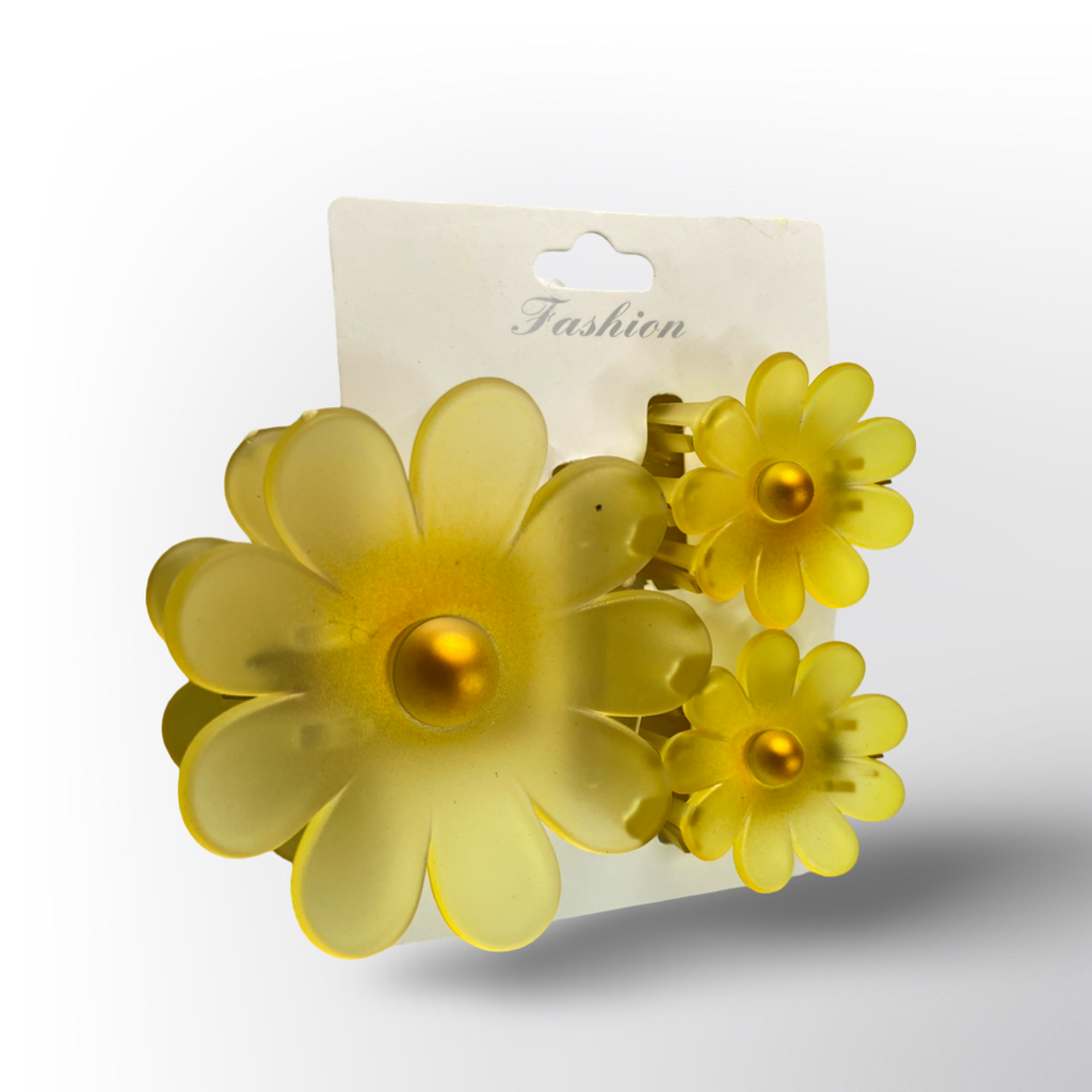 Set de ganchos diseño flores