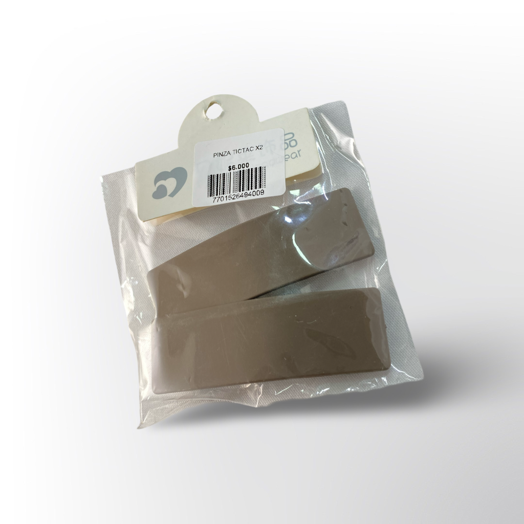 Set de Pinzas Tic Tac para el Cabello en Forma de Onda – Pack x2