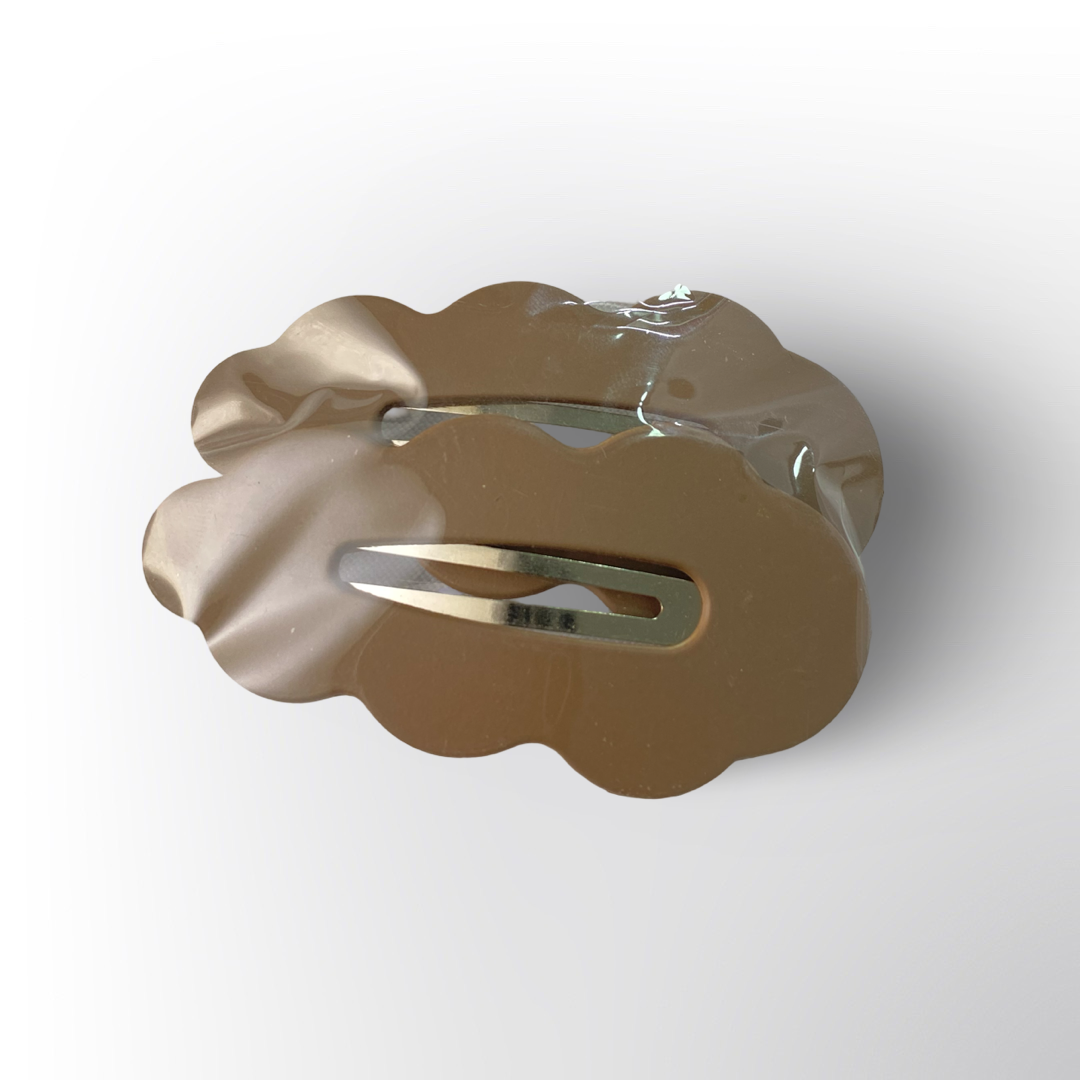 Set de Pinzas Tic Tac para el Cabello en Forma de Onda – Pack x2