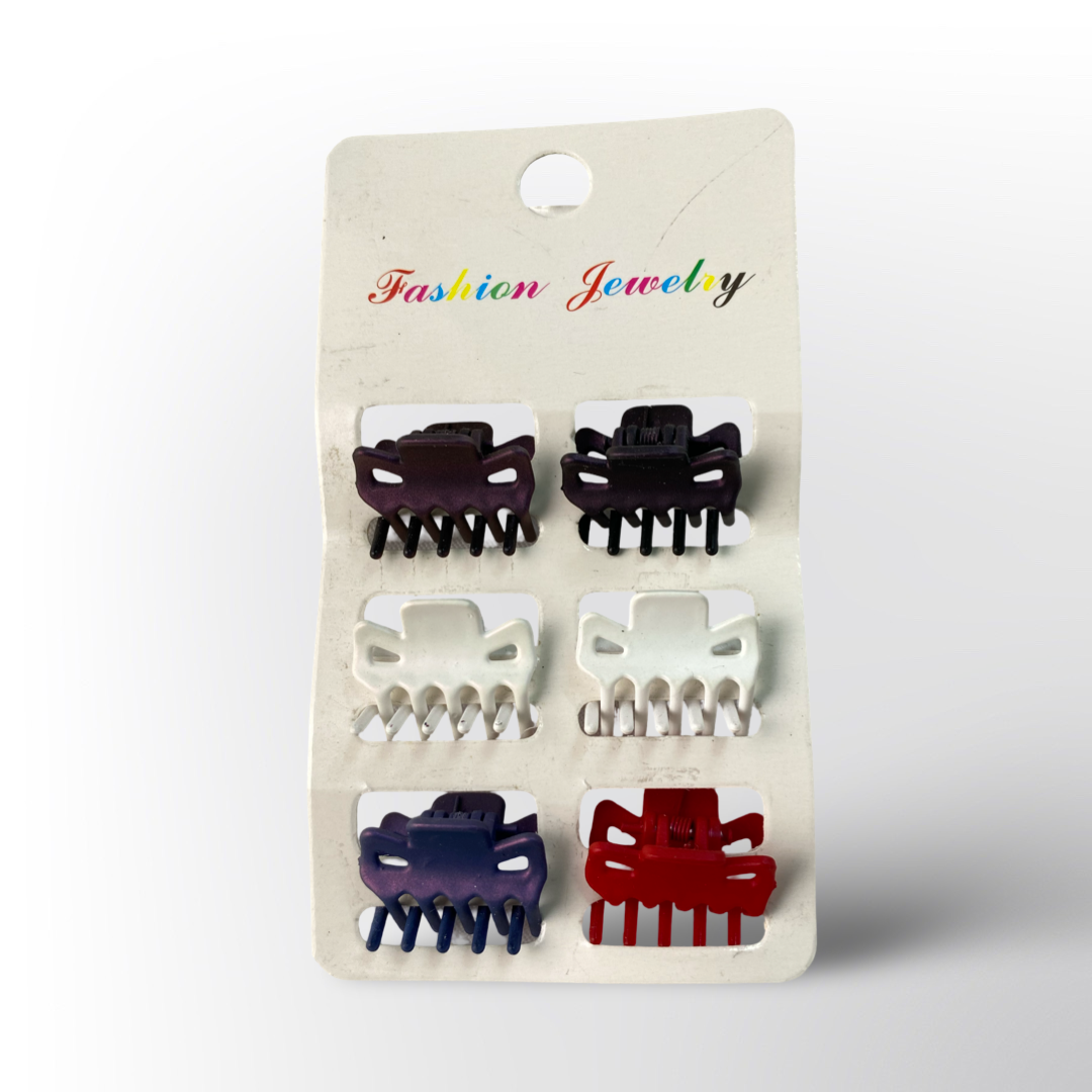 Set de Ganchos para el Cabello x6 Unidades – Diferentes Estilos y Colores