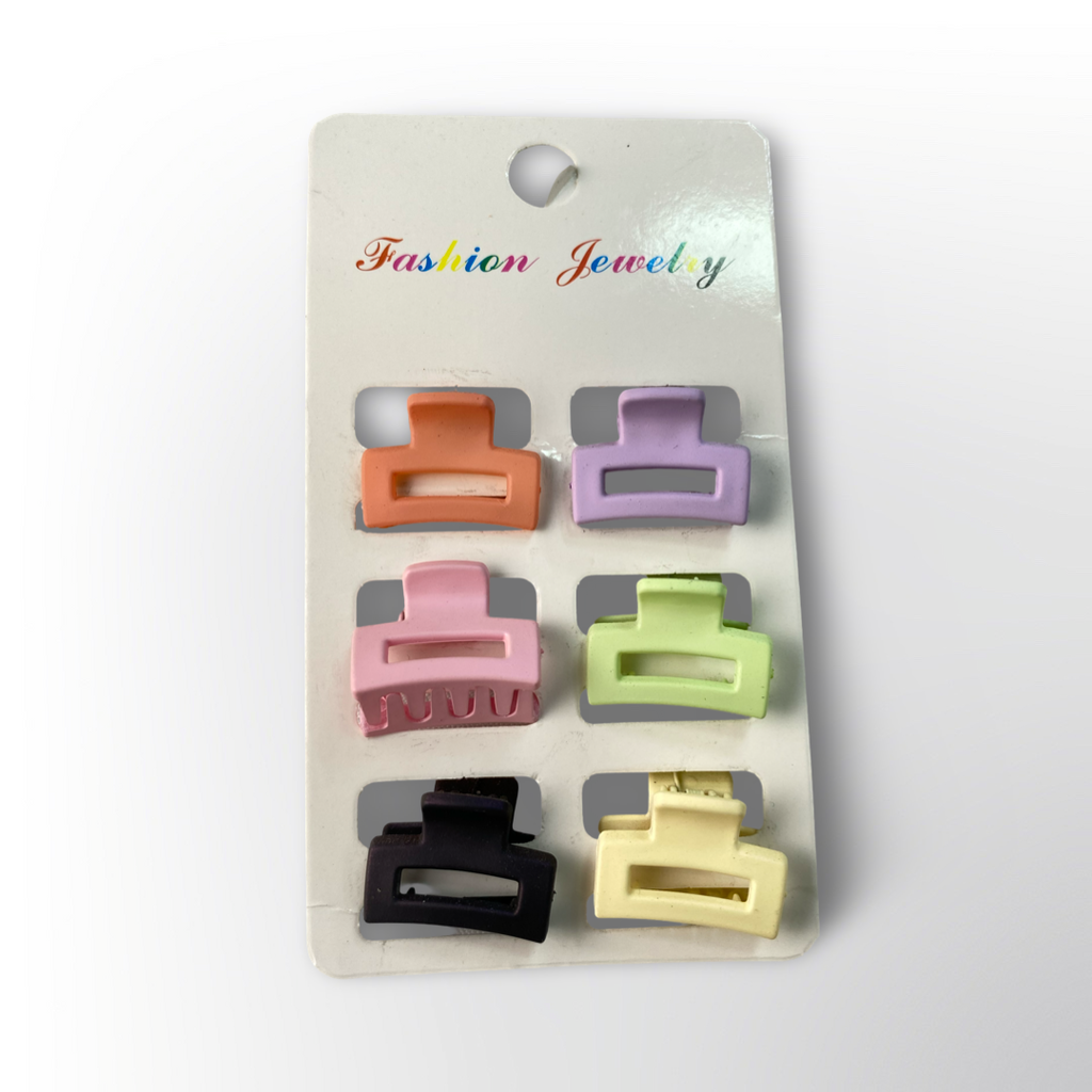 Set de Ganchos para el Cabello x6 Unidades – Diferentes Estilos y Colores