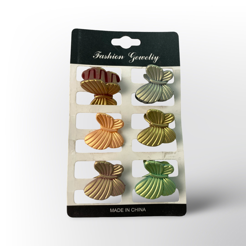 Set de Ganchos para el Cabello x6 Unidades – Diferentes Estilos y Colores