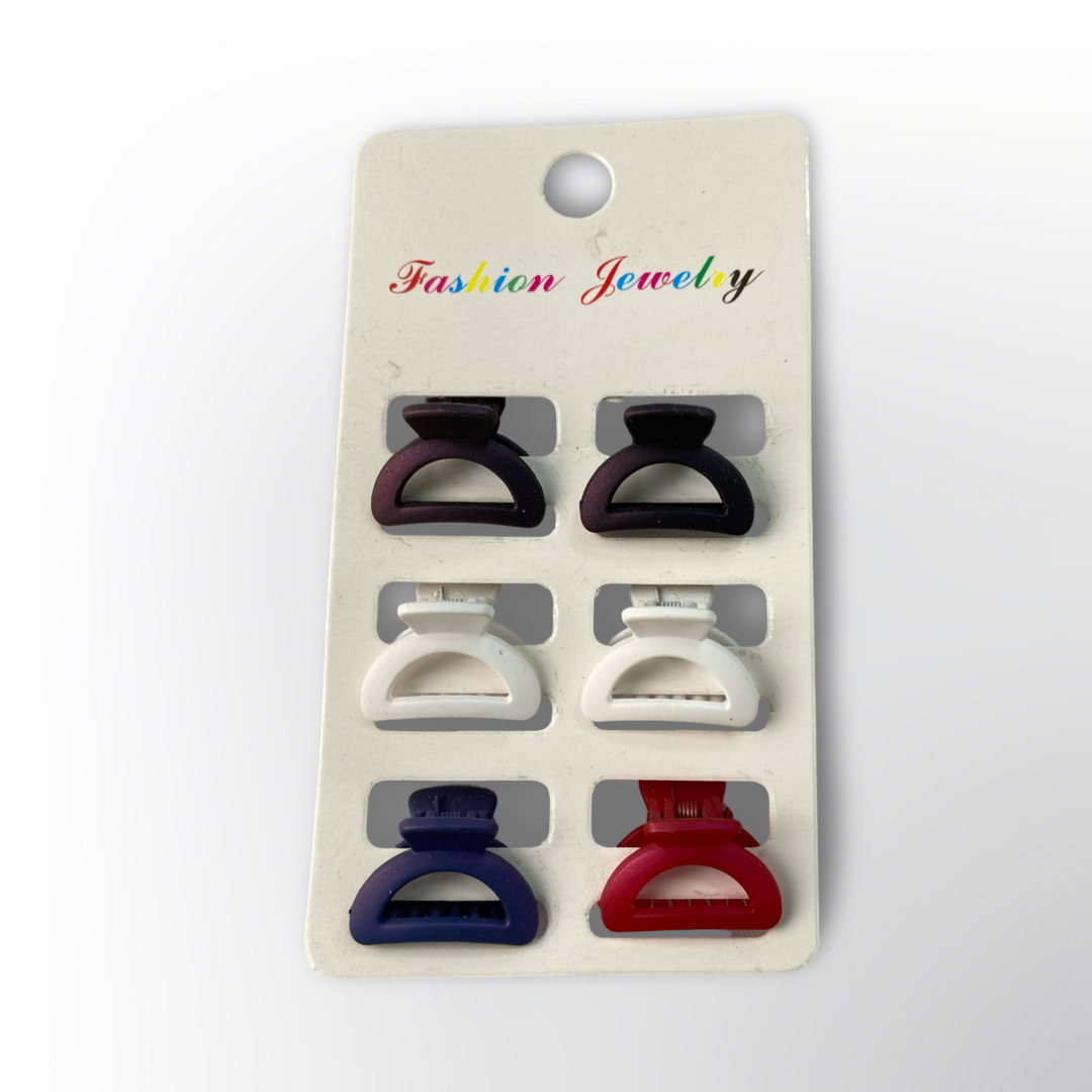 Set de Ganchos para el Cabello x6 Unidades – Diferentes Estilos y Colores