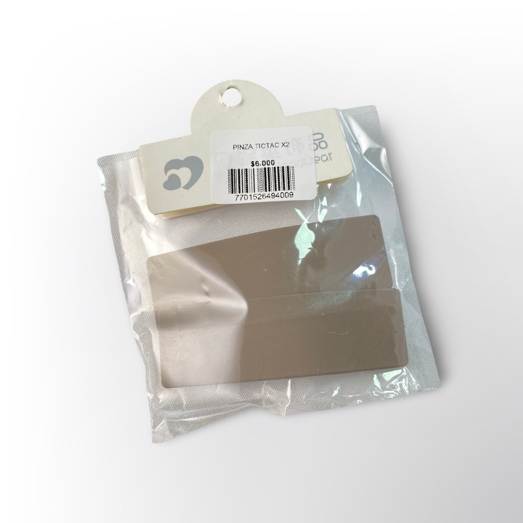 Set de Pinzas Tic Tac para el Cabello en Forma de Onda – Pack x2