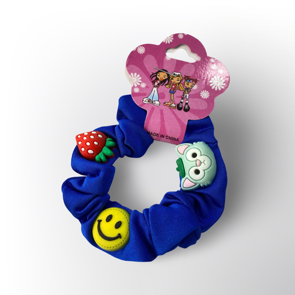 Scrunchies para el Cabello con Motivos Divertidos – Disponibles en Varios Colores