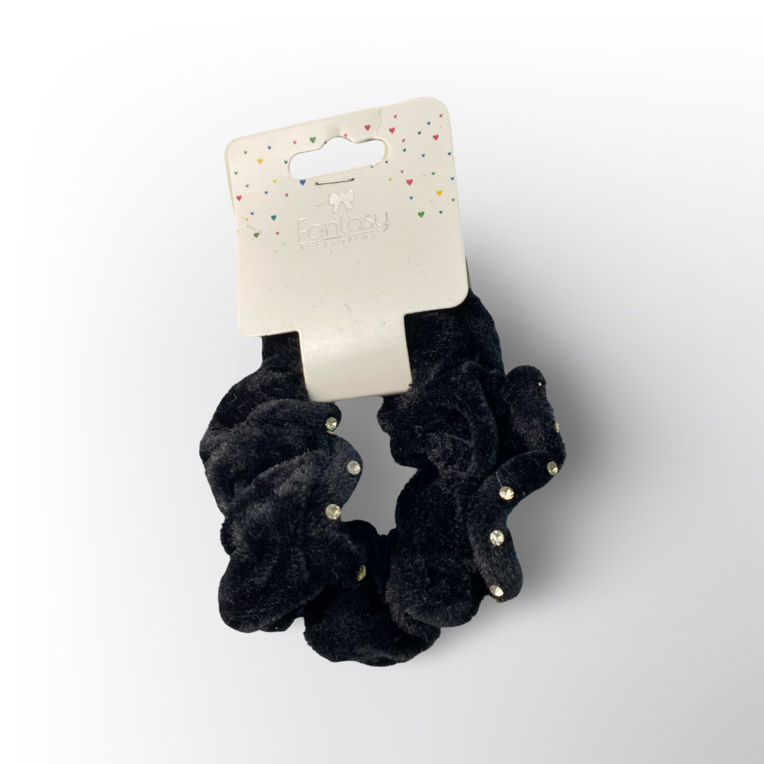 Coletero Suave 🤎 – Liga de terciopelo estilo scrunchie, cómoda y elegante para cualquier look.