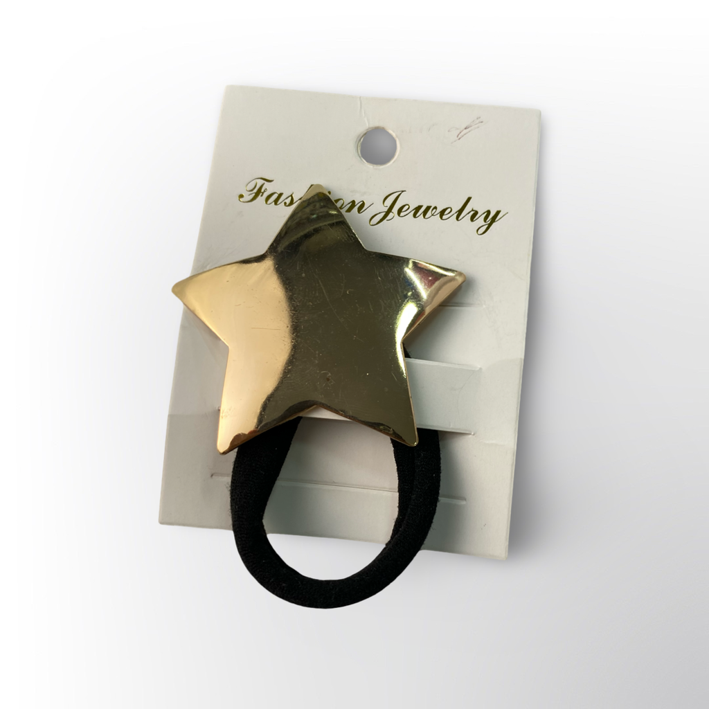 Moña para el Cabello con Detalle Metálico – Disponible