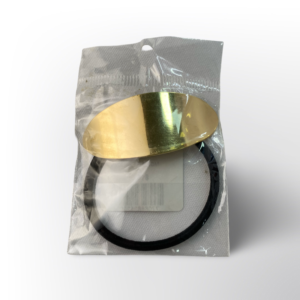 Moña para el Cabello con Detalle Metálico – Disponible