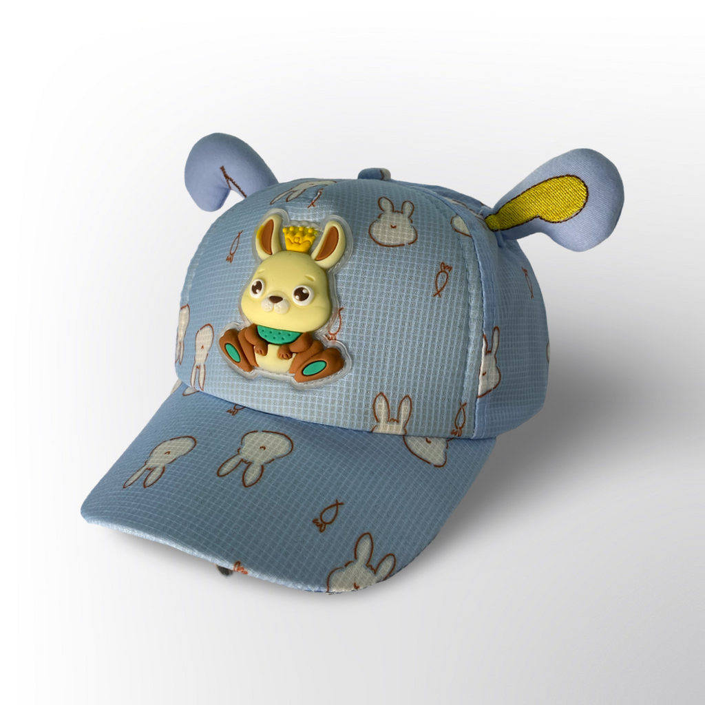 Gorra Infantil con Orejas y Conejito 3D – Divertida y Cómoda para Niños