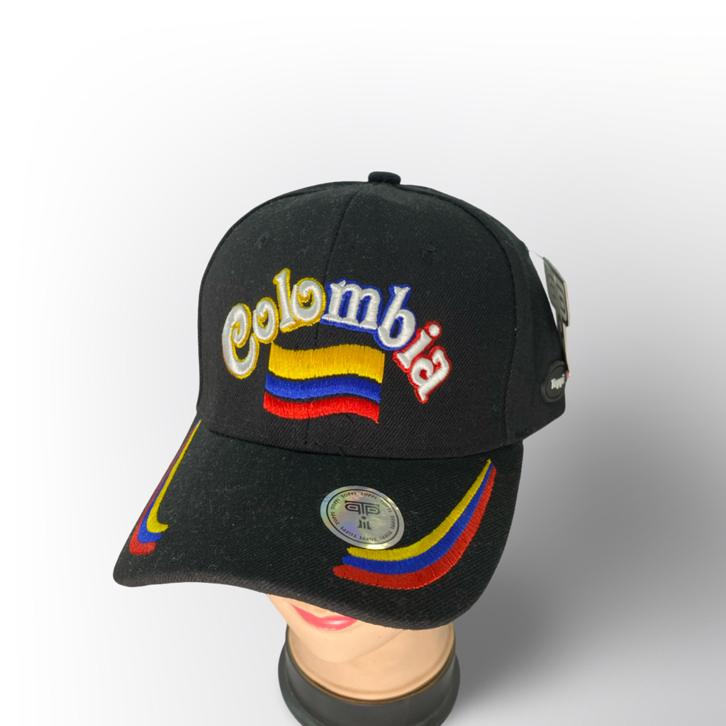 Gorra Colombia Bordada – Souvenir Típico Colombiano Unisex