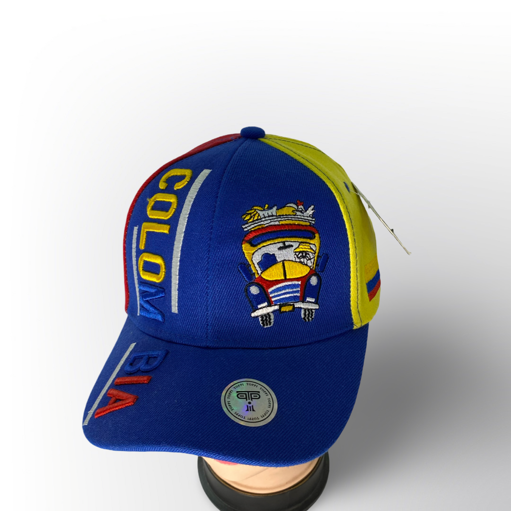 Gorra Colombia Bordada – Souvenir Típico Colombiano Unisex