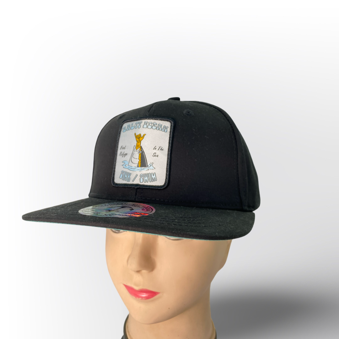 Gorra Salty Ocean con Parche Vintage Surf – Estilo Casual Unisex