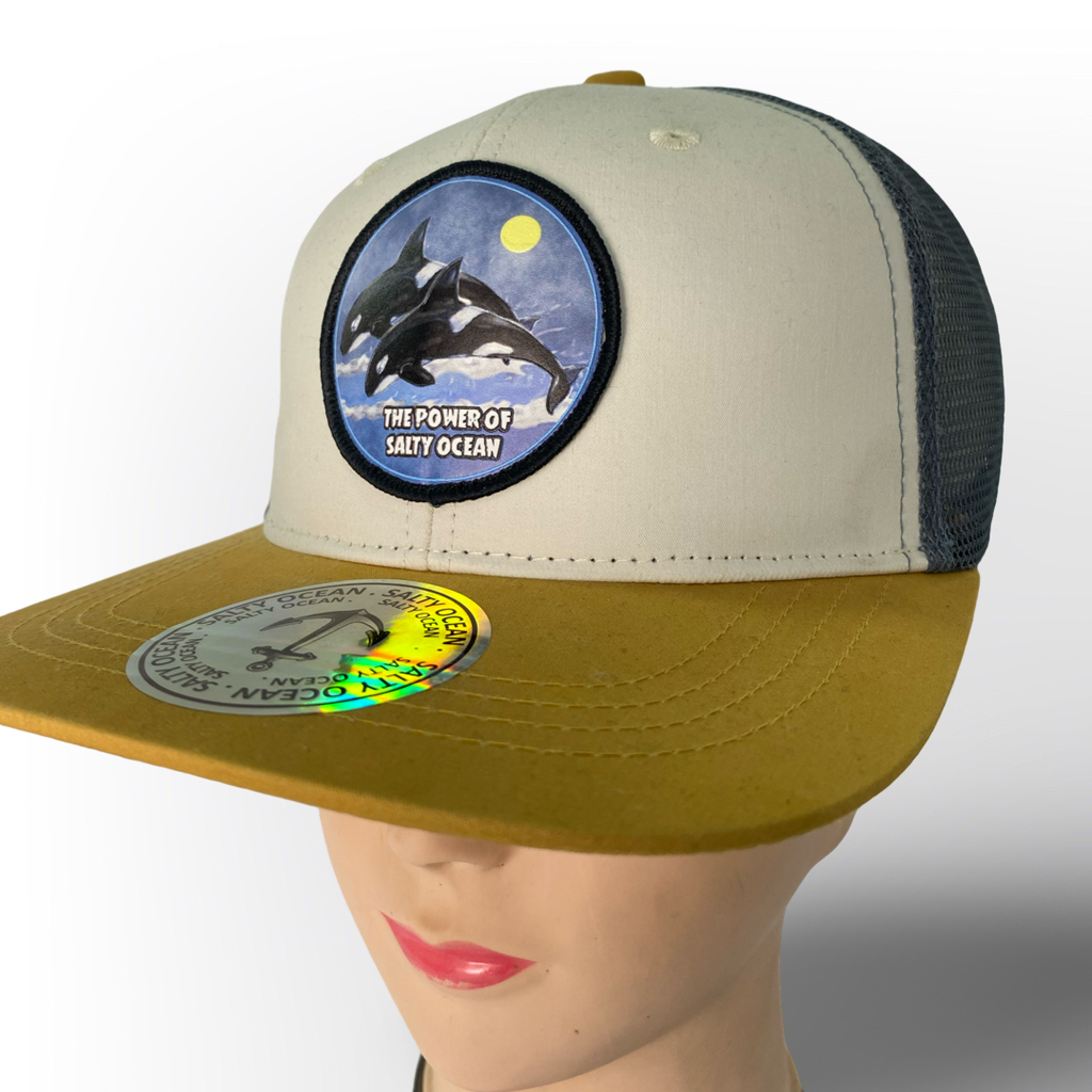 Gorra Salty Ocean con Parche Vintage Surf – Estilo Casual Unisex