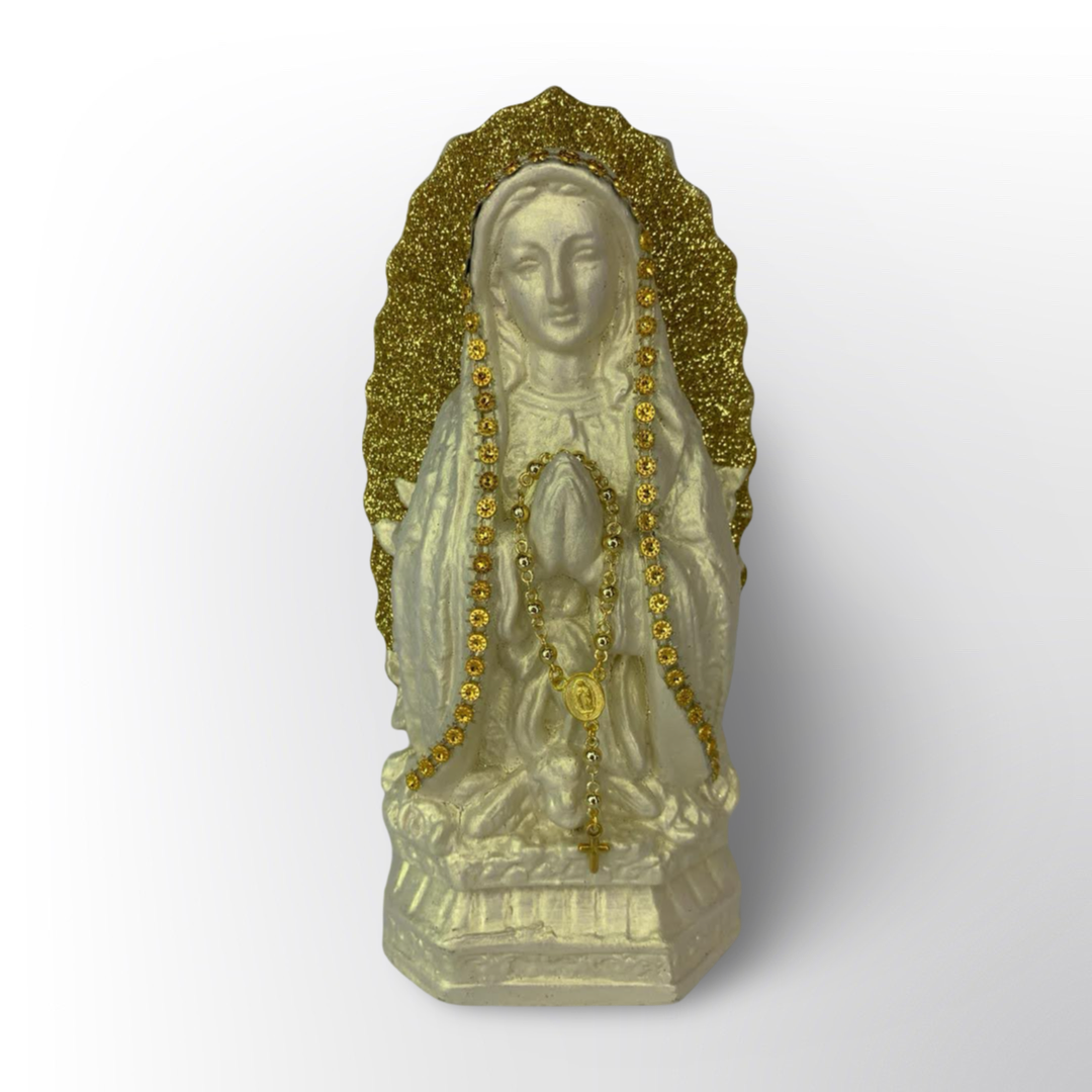 Figura Religiosa Virgen de Guadalupe Decorativa – Estatua en Resina con Detalles