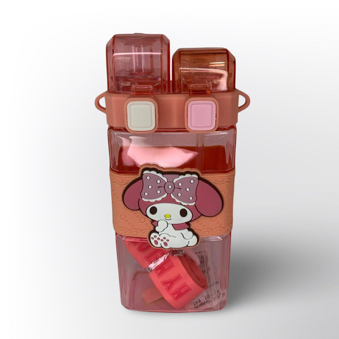Botella Doble My Melody con Separadores y Correa Portátil