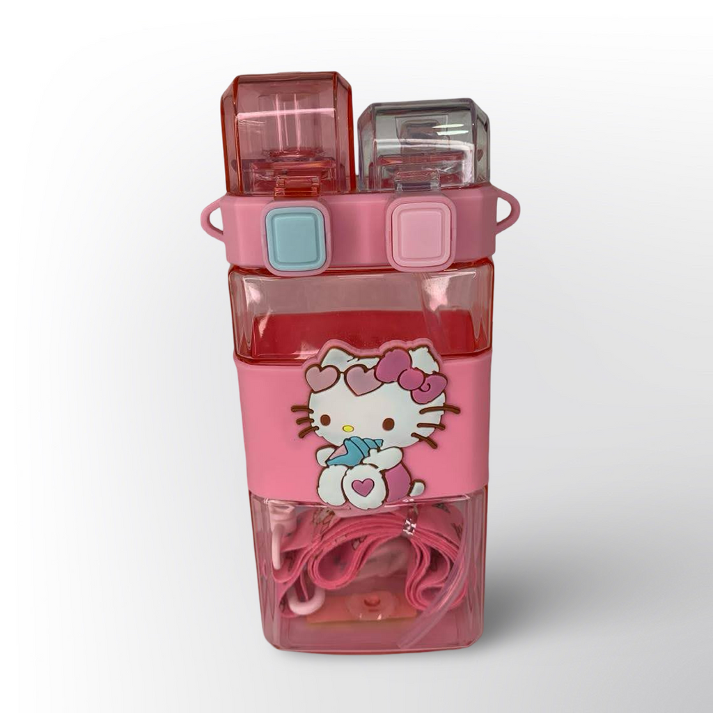 Botella Doble My Melody con Separadores y Correa Portátil