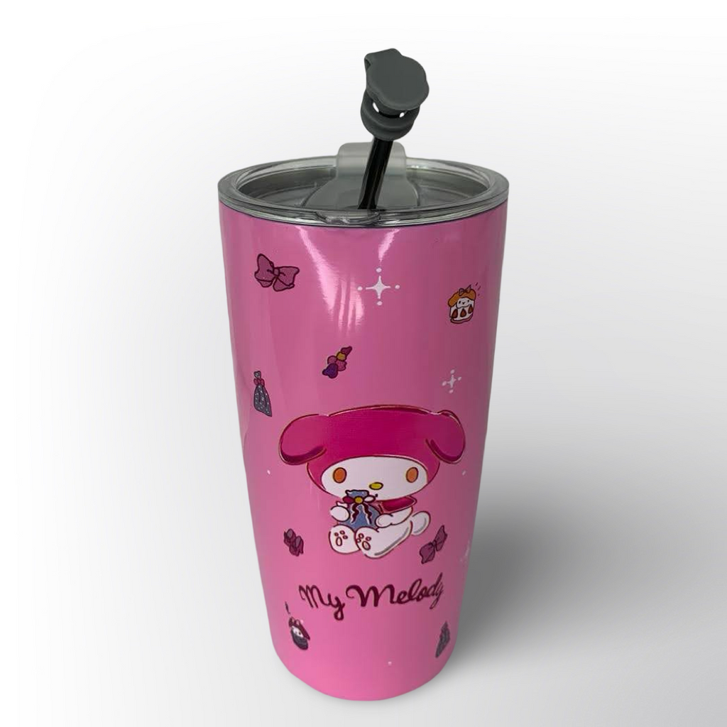 Vaso Térmico con Pitillo |Diseño Sanrio