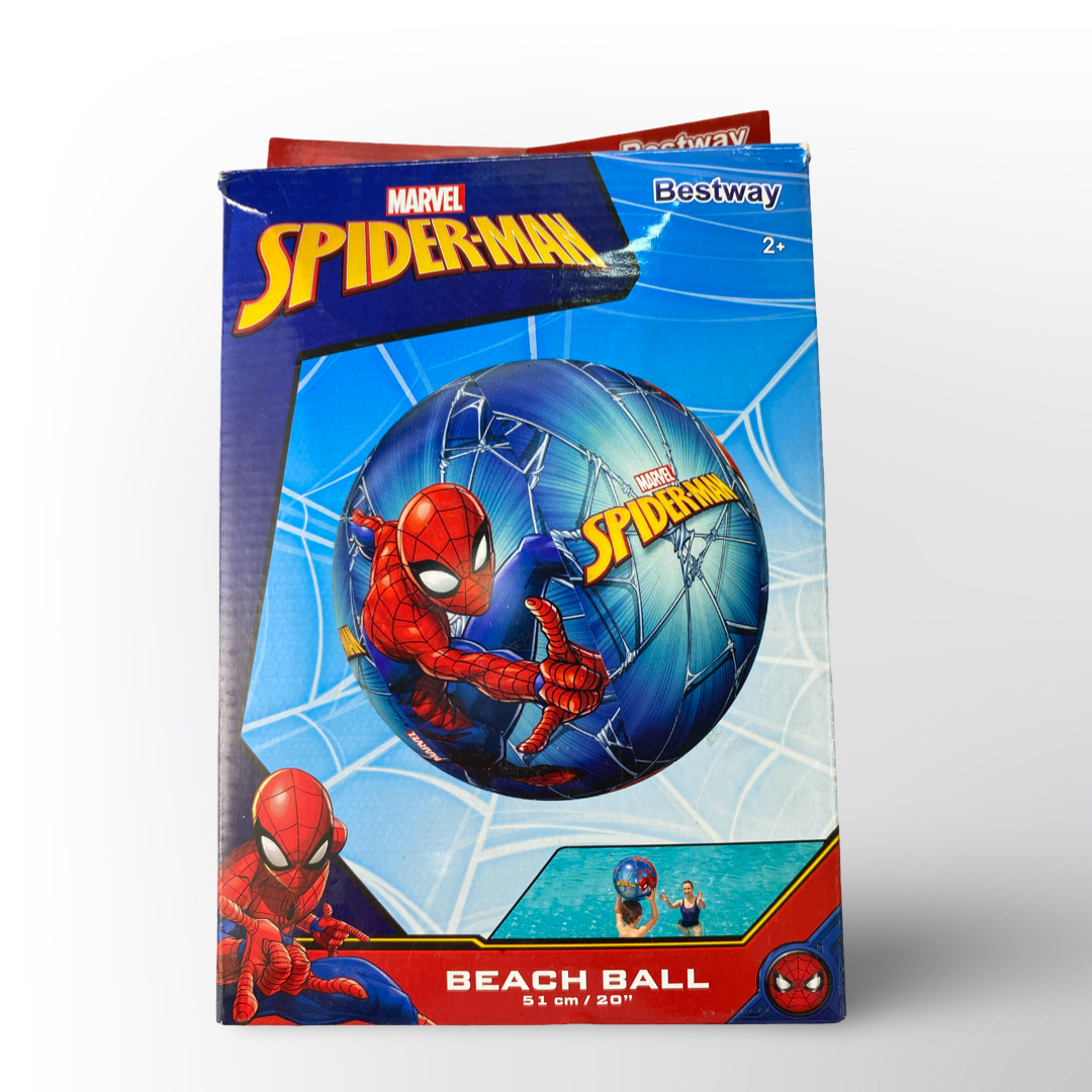 Pelota Inflable de Playa Spider-Man Marvel 51 cm – Balón de Agua para Niños 2+ Años