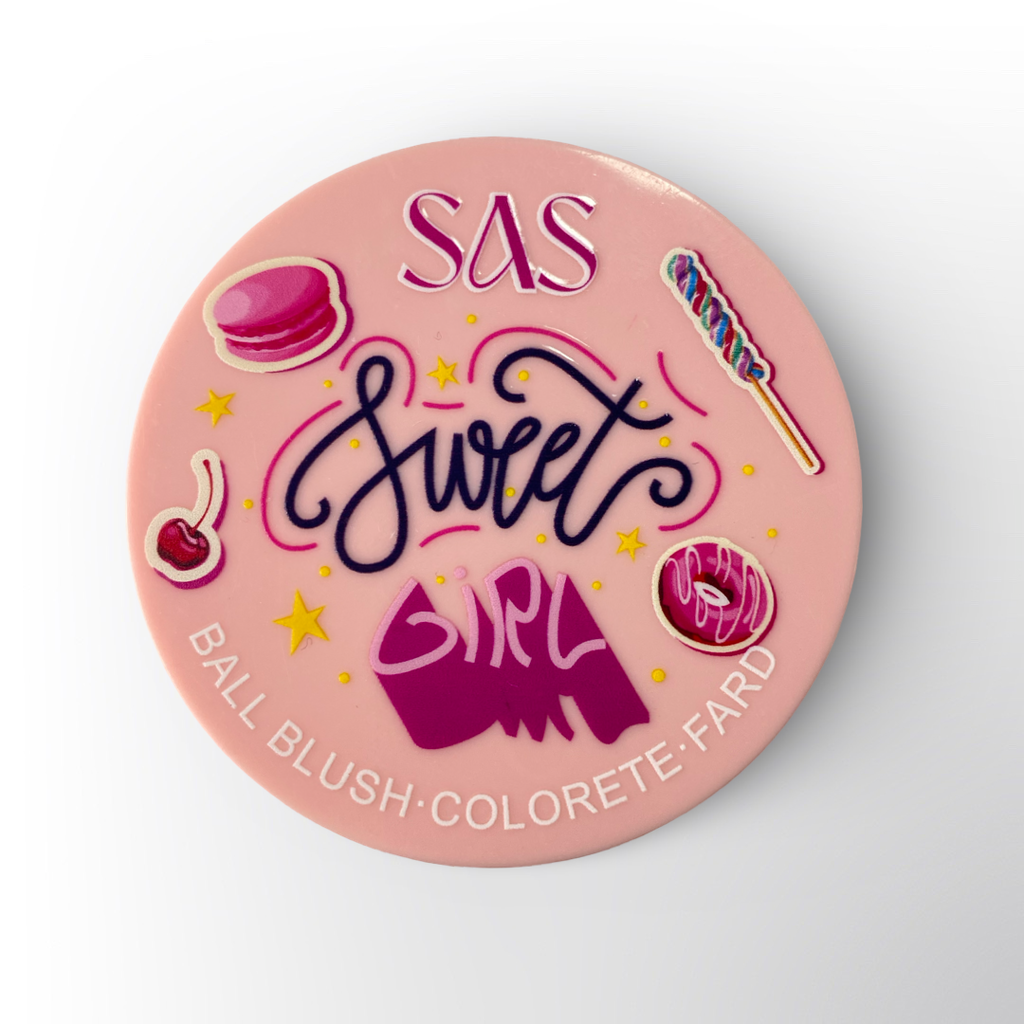Rubor en Esferas SAS Sweet Girl Ball Blush – Colorete Natural y Luminoso