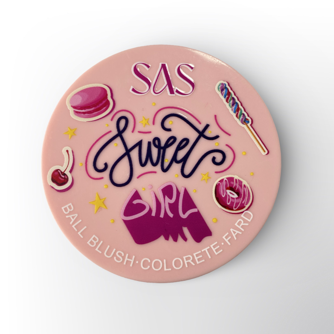 Rubor en Esferas SAS Sweet Girl Ball Blush – Colorete Natural y Luminoso