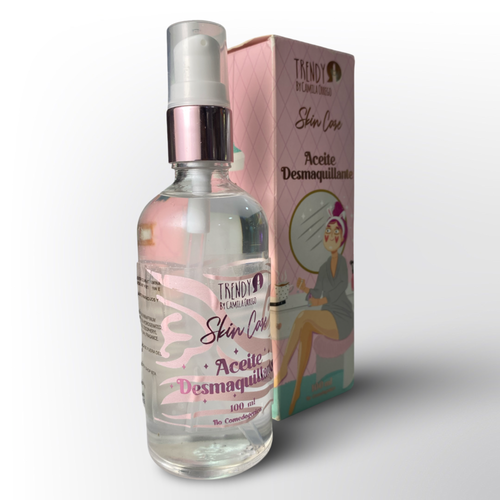 Aceite Desmaquillante Trendy 100ml | Limpieza Facial Suave y Efectiva 🚿