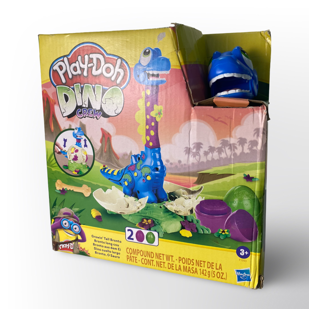 Play-Doh Dino Crew Bronto – Juego Creativo de Dinosaurio con Plastilina 🦖✨