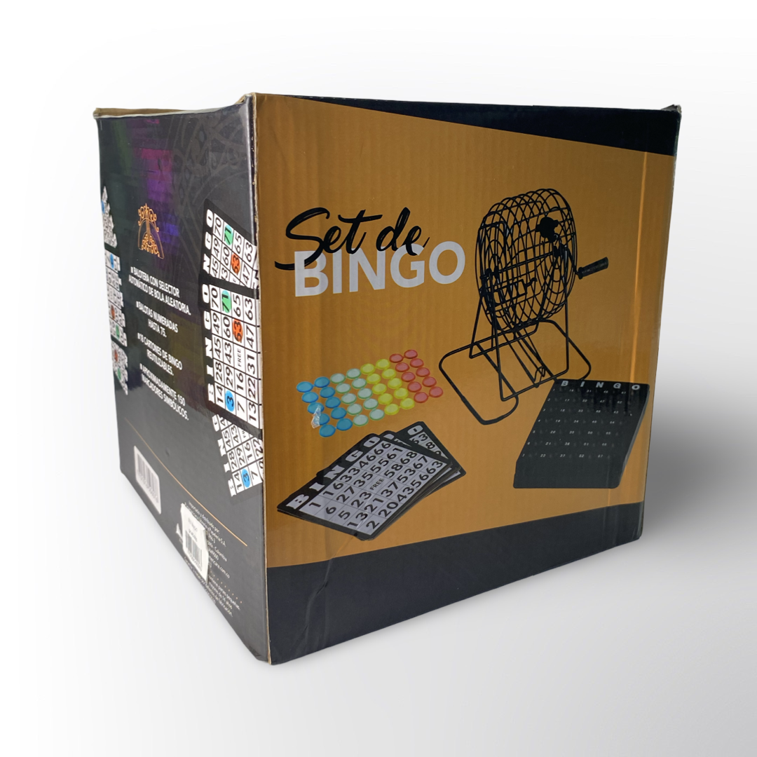 Set de Juego de Bingo Familiar Completo - Noche de Juegos Clásica para Adultos y Niños👌🏼