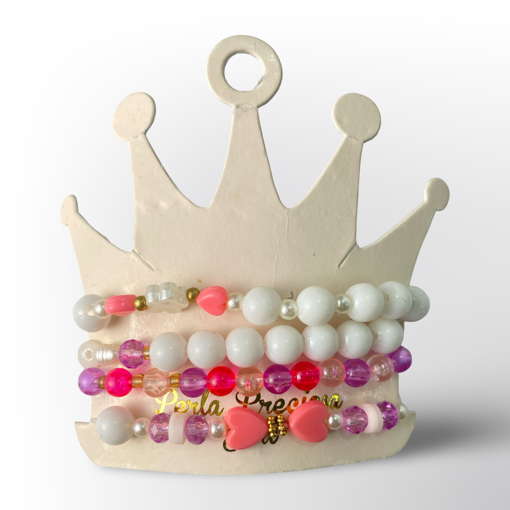 Colección Mágica de Pulseras - Diseños Apilables Únicos para Niñas 🎀