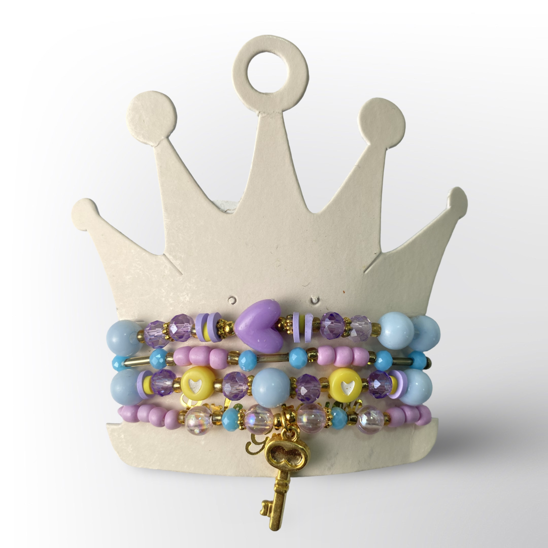 Colección Mágica de Pulseras - Diseños Apilables Únicos para Niñas 🎀