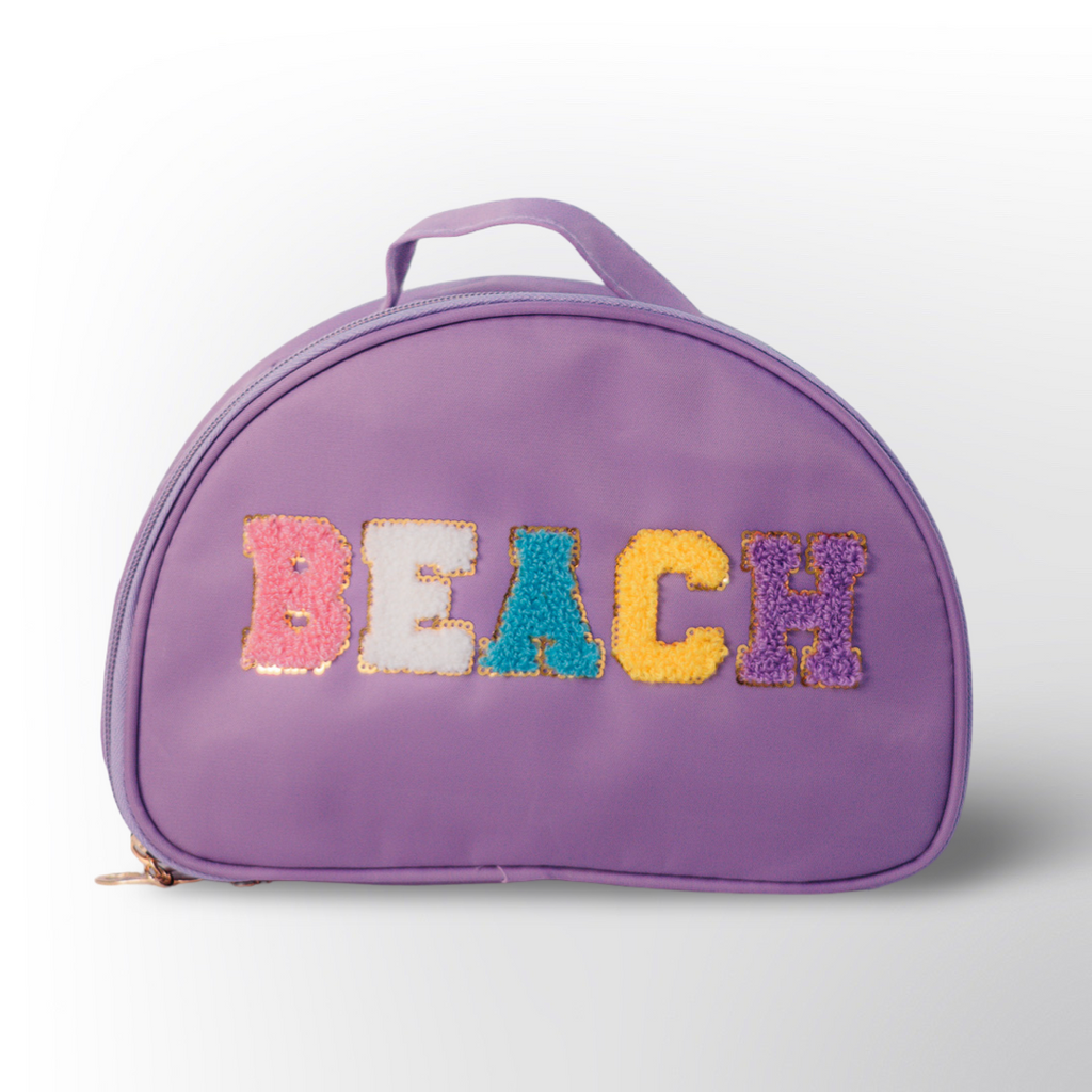 Cosmetiquera de Viaje con Diseño Colorido 'BEACH' – Bolso Organizador Ideal para la Playa o Vacaciones