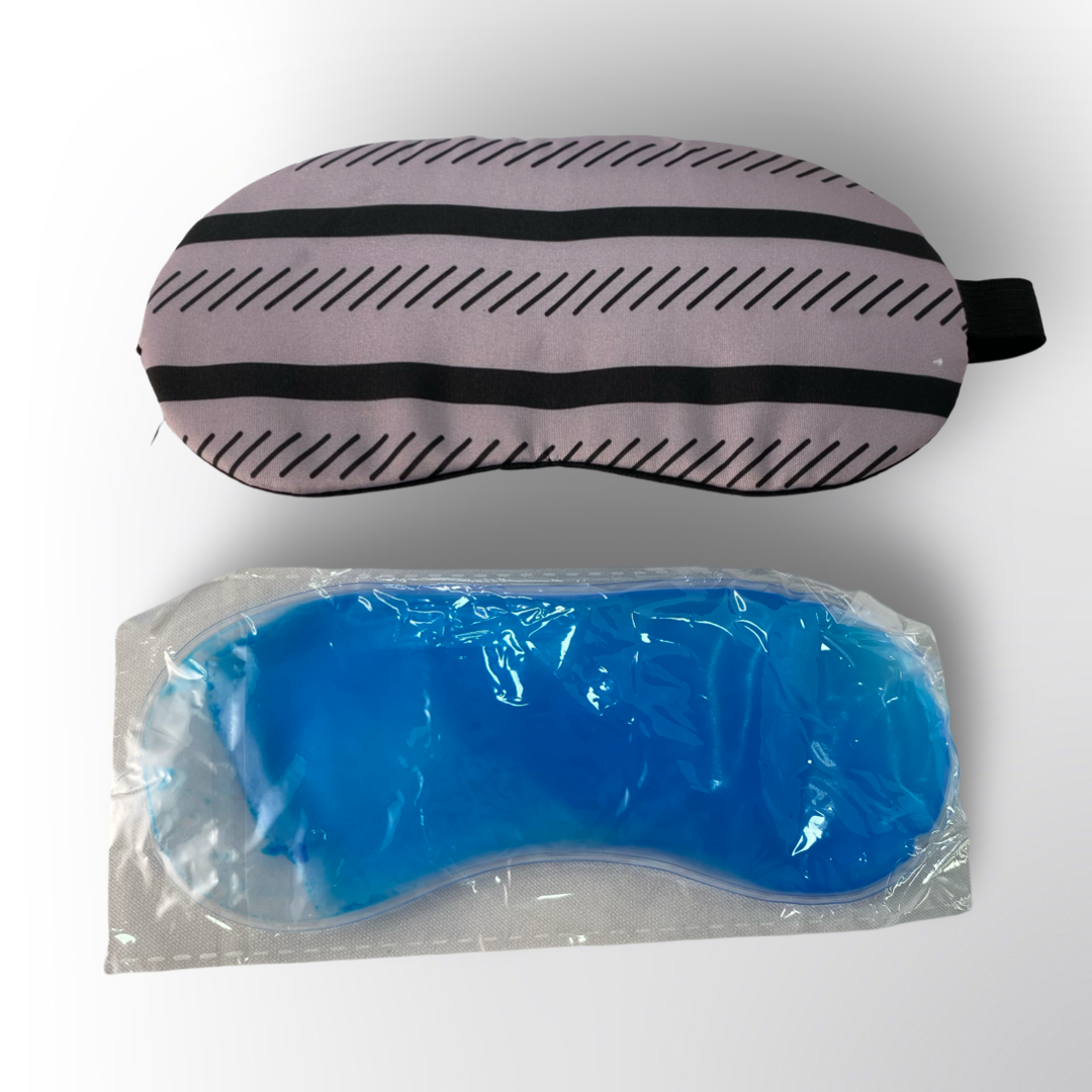 Antifaces para Dormir 😴✨ – Con gel frío/caliente, suaves y cómodos, ideales para descanso y relajación.