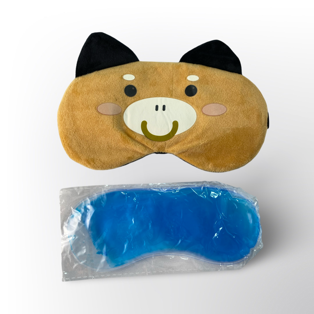 Antifaces para Dormir 😴✨ – Con gel frío/caliente, suaves y cómodos, ideales para descanso y relajación.