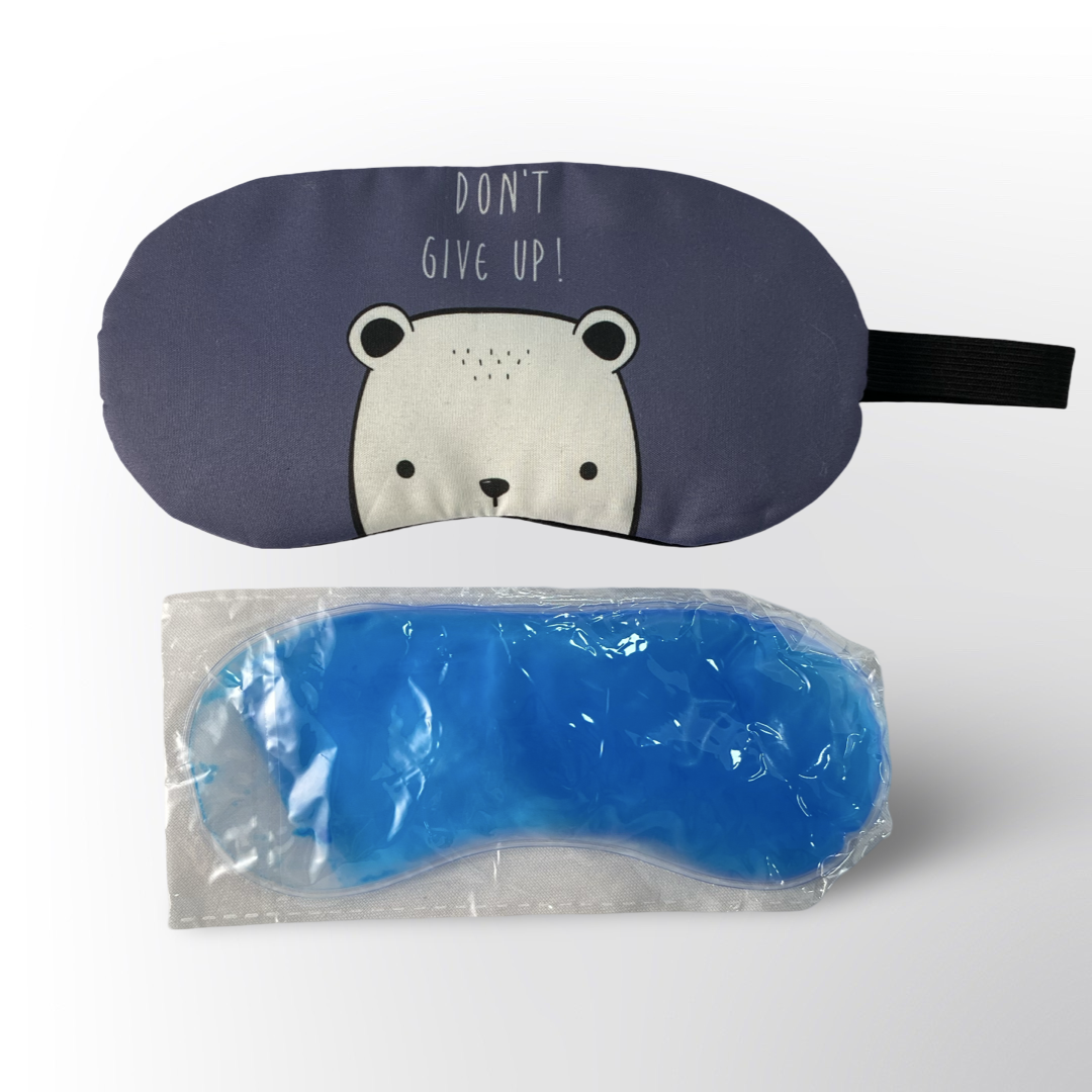 Antifaces para Dormir 😴✨ – Con gel frío/caliente, suaves y cómodos, ideales para descanso y relajación.