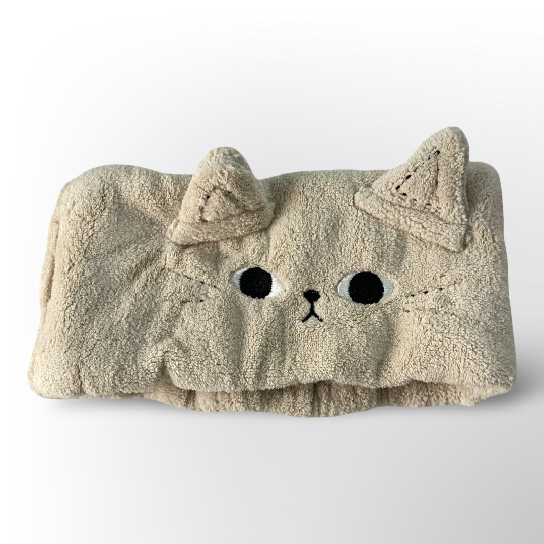 Cinta Facial para Maquillaje y Skincare 🐻✨ – Banda tipo felpa súper suave con diseño de carita tierna, ideal para sostener el cabello mientras te maquillas, lavas el rostro o aplicas mascarillas. ¡Cómoda, práctica y adorable!